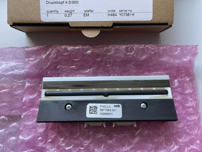Squix4.3 300dpi printhead
